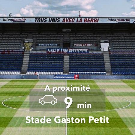 Le Studio Design ⸱ Stationnement Gratuit ⸱ Fibre Deols Bagian luar foto